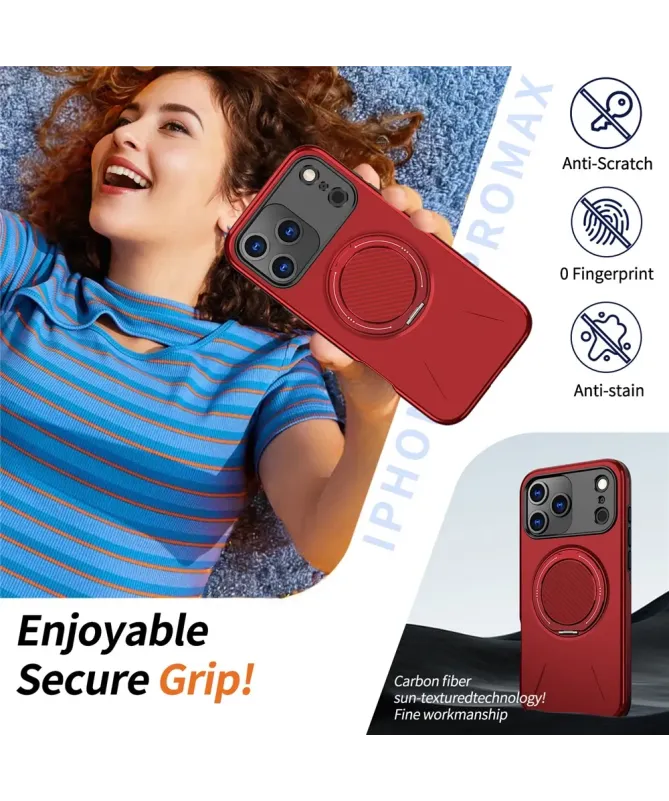 Coque iPhone 17 Pro Max Antichoc avec Anneau 360° | AXIS