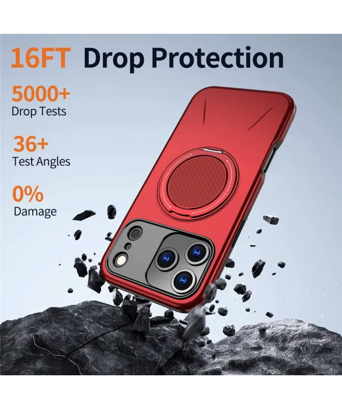 Coque iPhone 17 Pro Max Antichoc avec Anneau 360° | AXIS