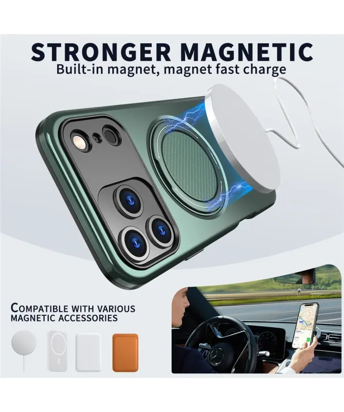 Coque iPhone 17 Pro Max Antichoc avec Anneau 360° | AXIS