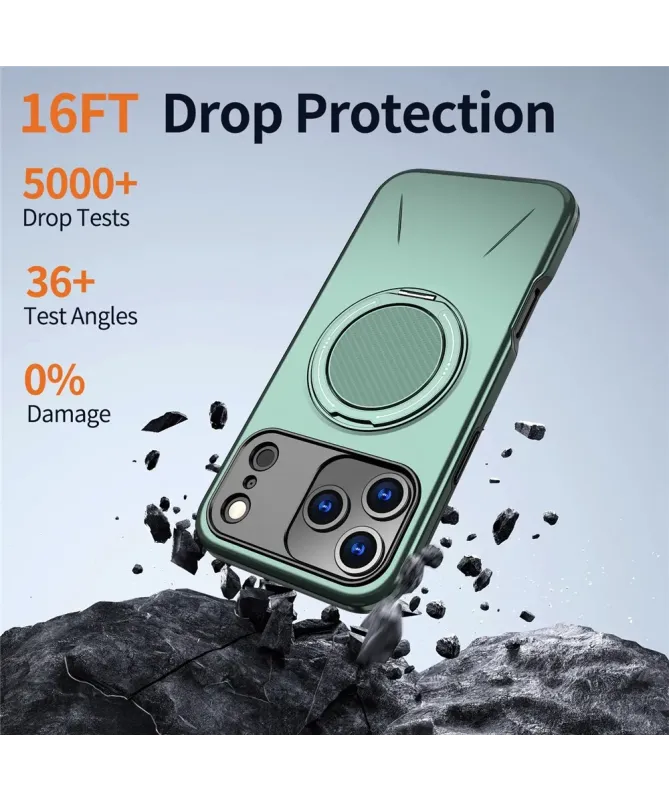 Coque iPhone 17 Pro Max Antichoc avec Anneau 360° | AXIS