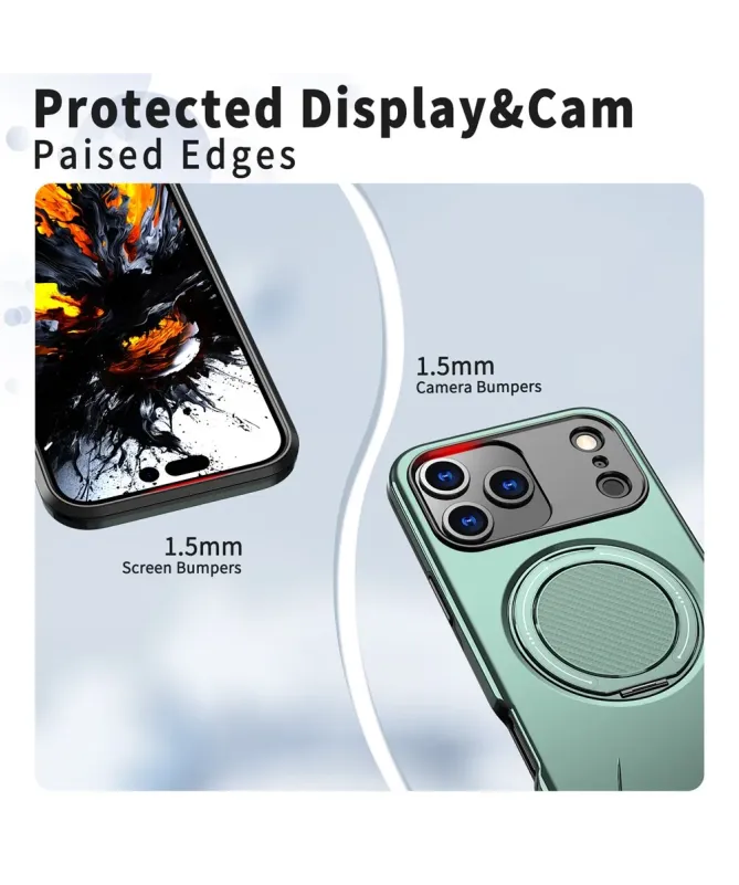 Coque iPhone 17 Pro Max Antichoc avec Anneau 360° | AXIS