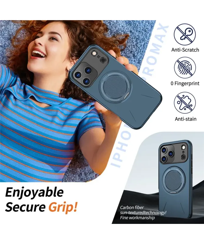 Coque iPhone 17 Pro Max Antichoc avec Anneau 360° | AXIS