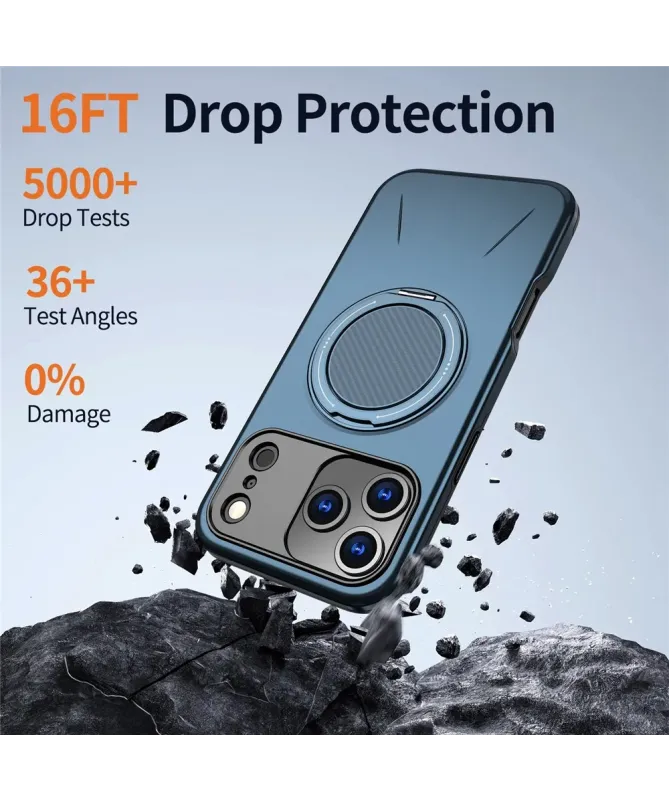 Coque iPhone 17 Pro Max Antichoc avec Anneau 360° | AXIS