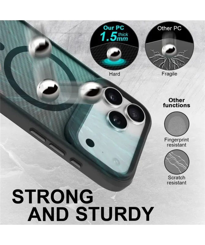 Coque iPhone 17 Pro Max Militaire Texture Carbone | AEGIS