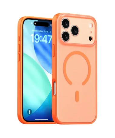 Coque iPhone 17 Pro Max Mate au Toucher Doux MagSafe