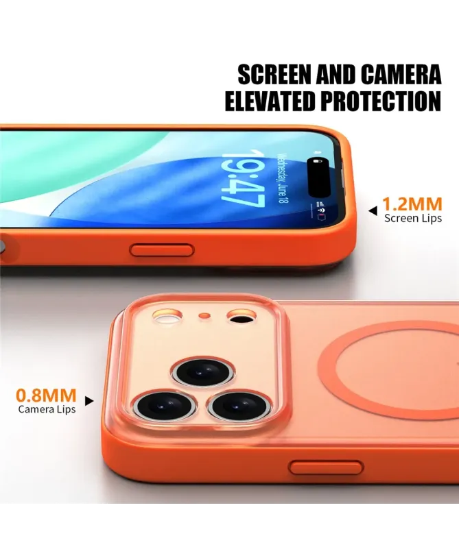 Coque iPhone 17 Pro Max Mate au Toucher Doux MagSafe