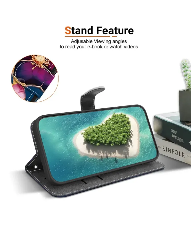 Housse Samsung Galaxy A17 5G | Portefeuille Fleurs