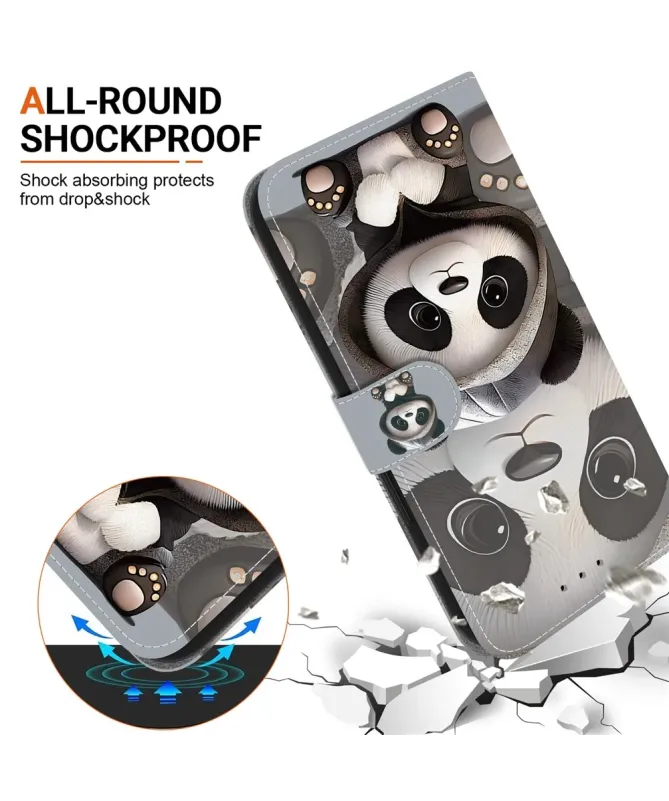 Housse Samsung Galaxy A17 5G | Portefeuille Panda