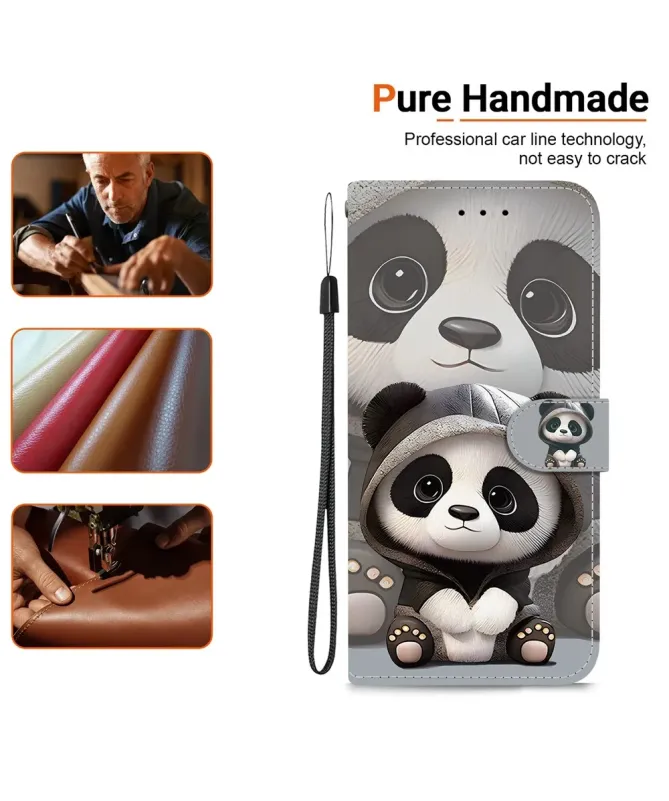 Housse Samsung Galaxy A17 5G | Portefeuille Panda