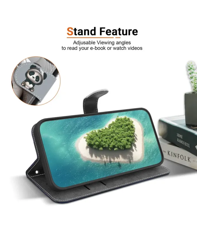 Housse Samsung Galaxy A17 5G | Portefeuille Panda