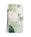 Housse Samsung Galaxy A17 5G portefeuille motif Lotus