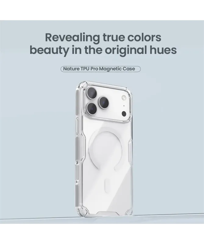 Coque iPhone 17 Pro Max Nature MagSafe angles renforcés