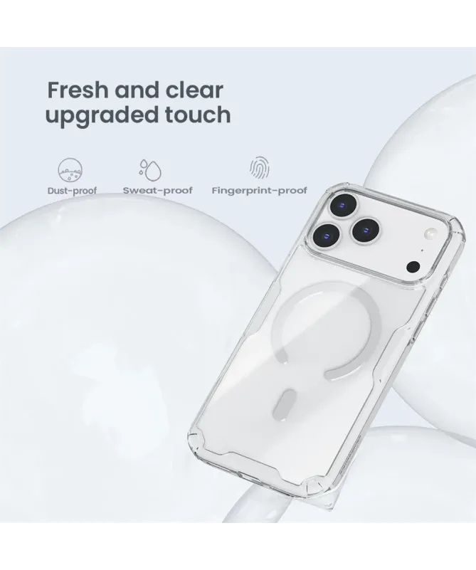 Coque iPhone 17 Pro Max Nature MagSafe angles renforcés