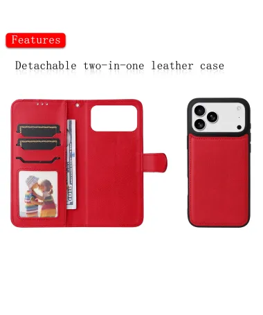 Housse iPhone 17 Pro Max 2-en-1 Détachable | DUO Rouge - photo 17