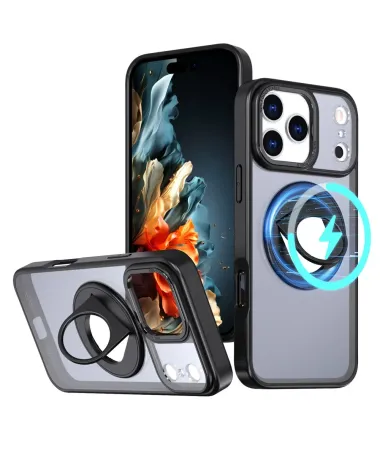 Coque iPhone 17 Pro Max avec Anneau Support 360° MagSafe