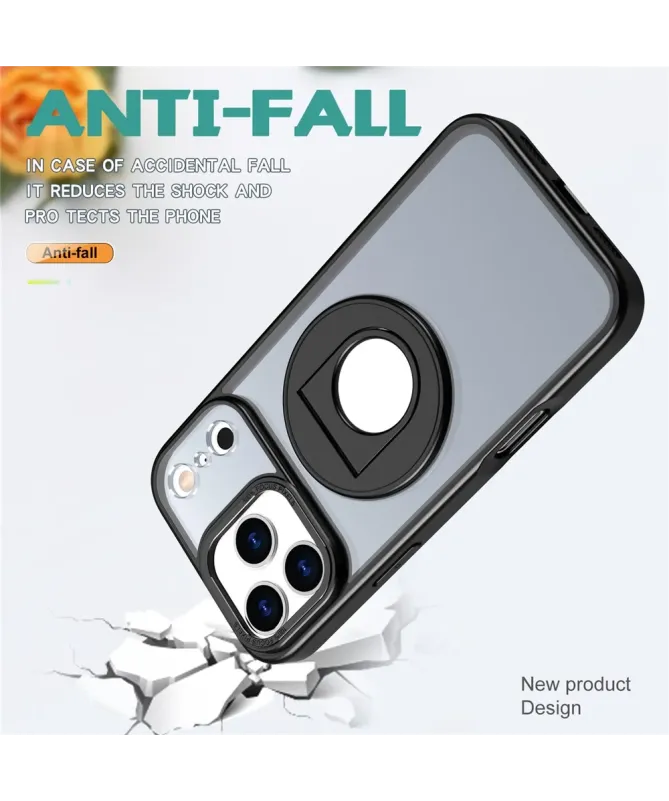 Coque iPhone 17 Pro Max avec Anneau Support 360° MagSafe