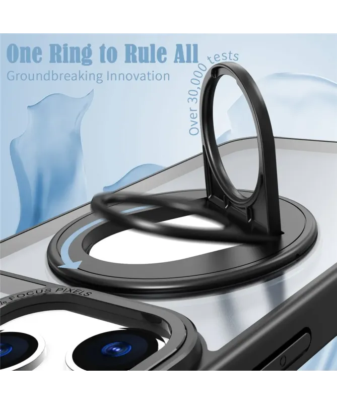 Coque iPhone 17 Pro Max avec Anneau Support 360° MagSafe