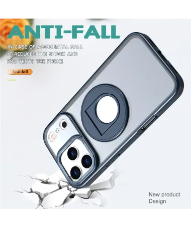 Coque iPhone 17 Pro Max avec Anneau Support 360° MagSafe Bleu marine - photo 7