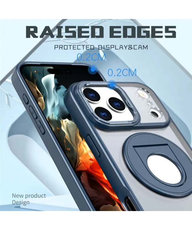 Coque iPhone 17 Pro Max avec Anneau Support 360° MagSafe