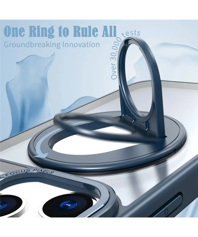 Coque iPhone 17 Pro Max avec Anneau Support 360° MagSafe