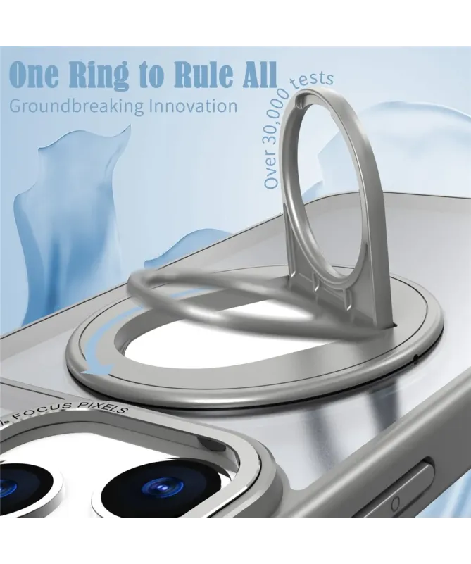 Coque iPhone 17 Pro Max avec Anneau Support 360° MagSafe