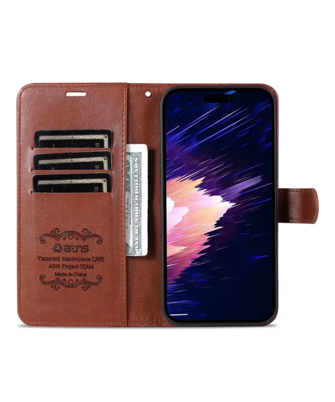 Housse iPhone 17 Pro Max AZNS Simili Cuir