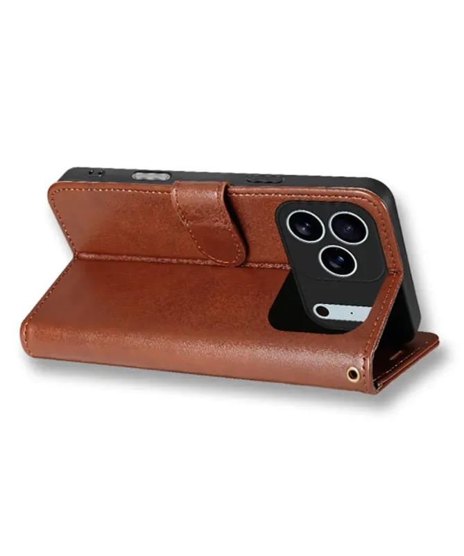 Housse iPhone 17 Pro Max AZNS Simili Cuir