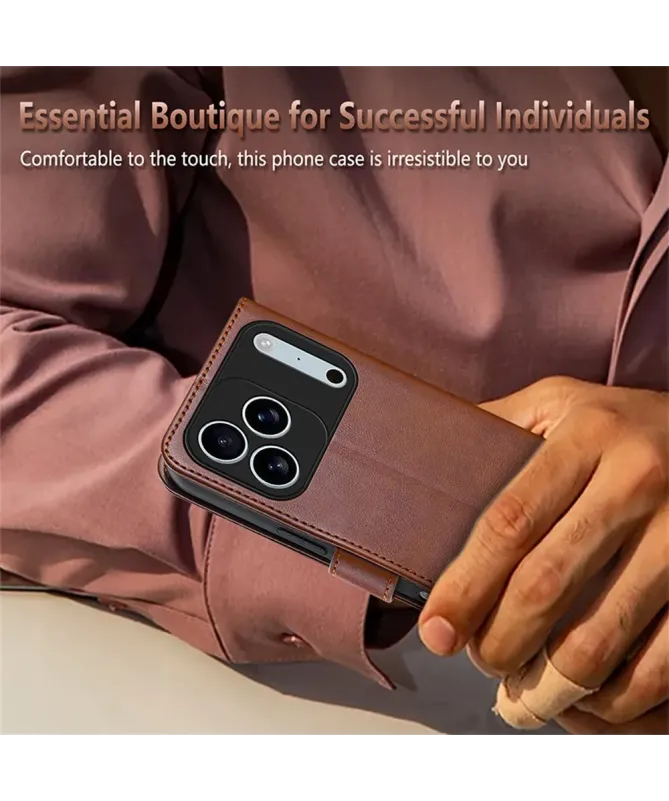 Housse iPhone 17 Pro Max AZNS Simili Cuir