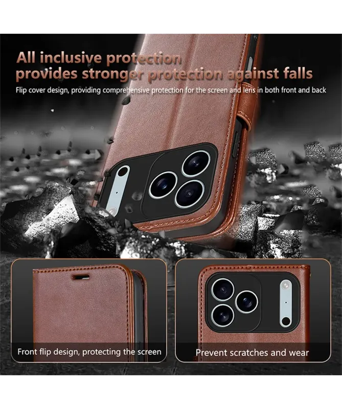 Housse iPhone 17 Pro Max AZNS Simili Cuir