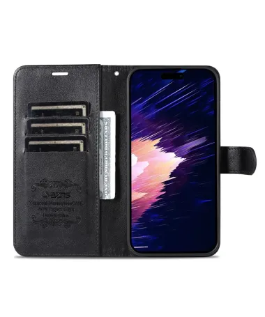 Housse iPhone 17 Pro Max AZNS Simili Cuir