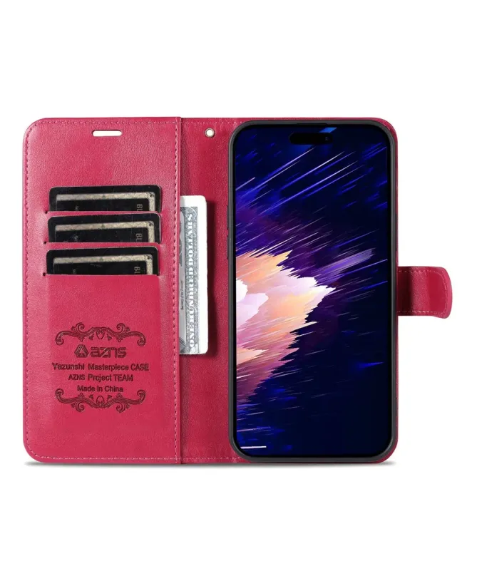 Housse iPhone 17 Pro Max AZNS Simili Cuir