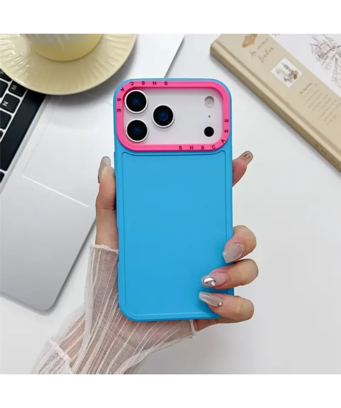 Coque iPhone 17 Pro Max Bicolore à Cadre Contrastant