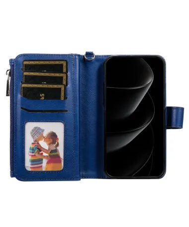 Housse iPhone 17 Pro Max 2-en-1 Détachable avec Zip