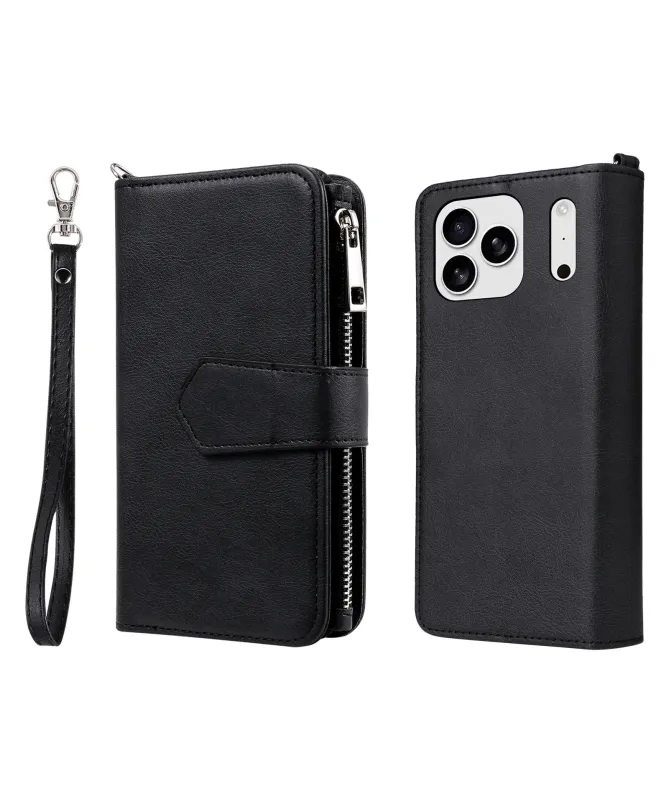 Housse iPhone 17 Pro Max 2-en-1 Détachable avec Zip