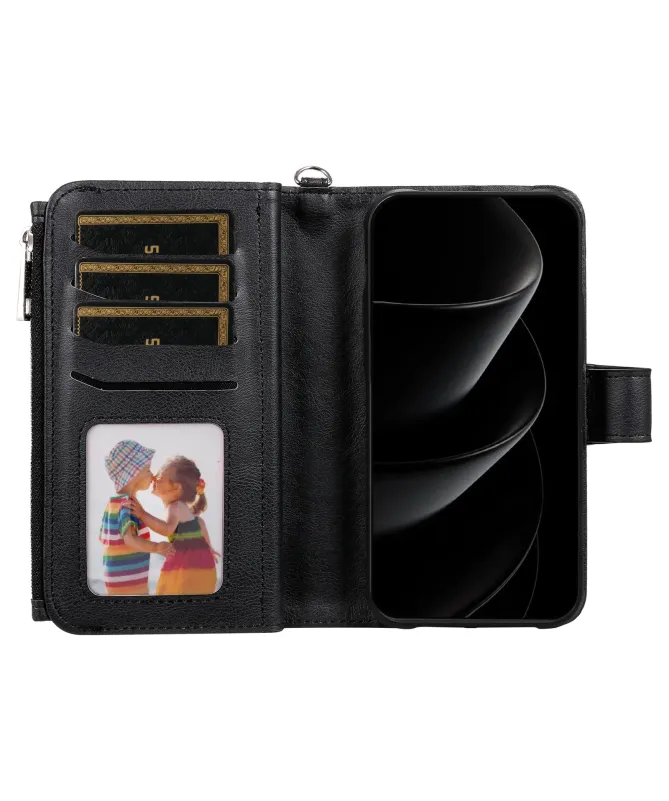 Housse iPhone 17 Pro Max 2-en-1 Détachable avec Zip