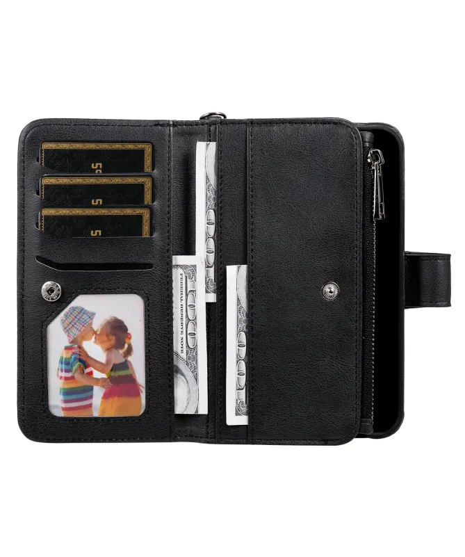 Housse iPhone 17 Pro Max 2-en-1 Détachable avec Zip