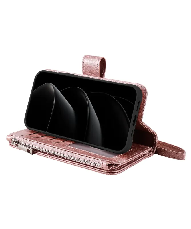 Housse iPhone 17 Pro Max 2-en-1 Détachable avec Zip