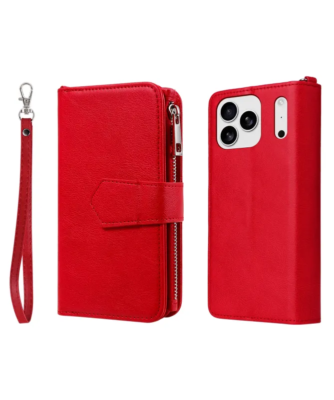 Housse iPhone 17 Pro Max 2-en-1 Détachable avec Zip