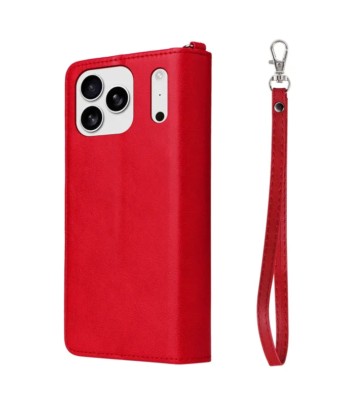 Housse iPhone 17 Pro Max 2-en-1 Détachable avec Zip