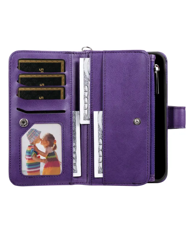 Housse iPhone 17 Pro Max 2-en-1 Détachable avec Zip