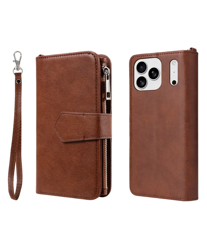 Housse iPhone 17 Pro Max 2-en-1 Détachable avec Zip