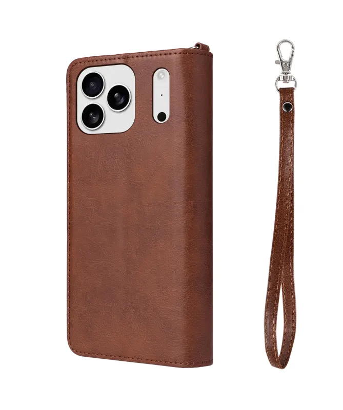 Housse iPhone 17 Pro Max 2-en-1 Détachable avec Zip