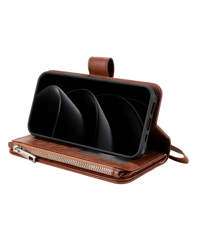 Housse iPhone 17 Pro Max 2-en-1 Détachable avec Zip