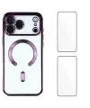 Coque iPhone 17 Pro Max avec 2 Verres Trempés et Protection Objectifs