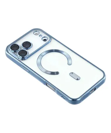 Coque iPhone 17 Pro Max avec 2 Verres Trempés et Protection Objectifs Bleu clair - photo 14
