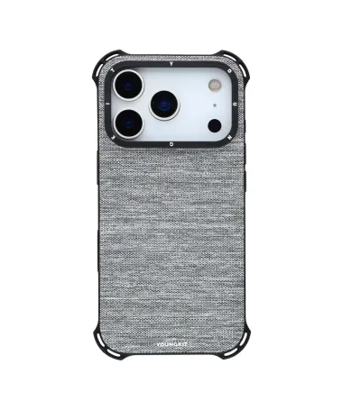Coque iPhone 17 Pro Max en Toile avec Bumper Antichoc
