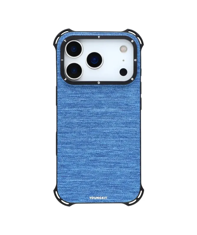 Coque iPhone 17 Pro Max en Toile avec Bumper Antichoc
