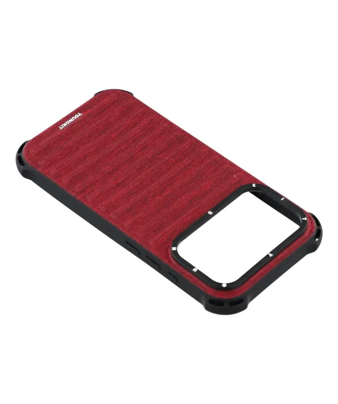 Coque iPhone 17 Pro Max en Toile avec Bumper Antichoc