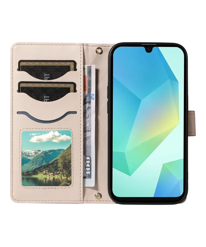 Housse Samsung Galaxy A17 5G Portefeuille avec Bandoulière