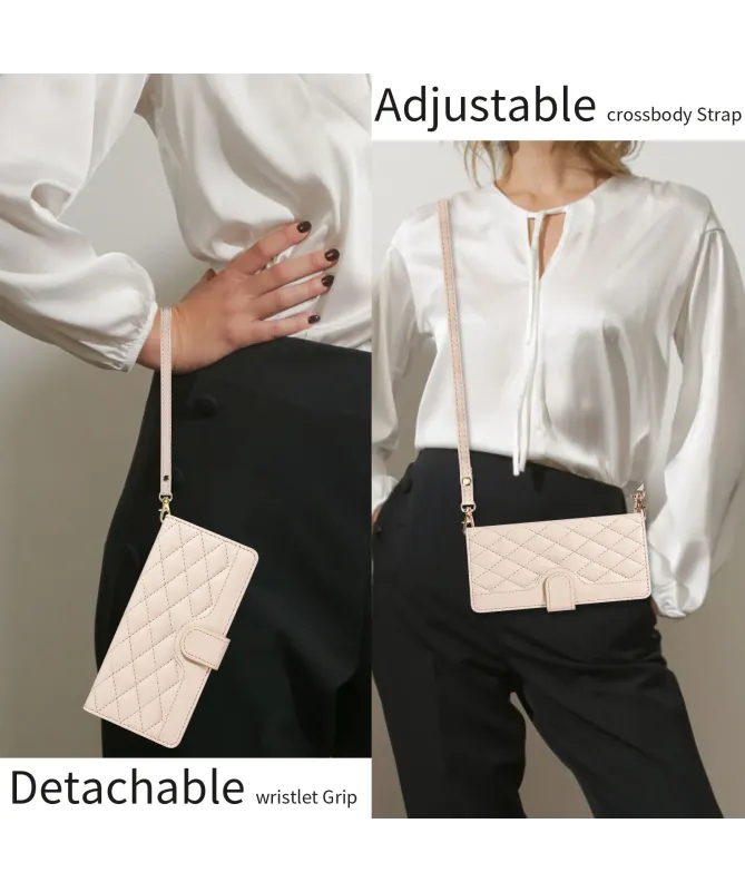 Housse Samsung Galaxy A17 5G Portefeuille avec Bandoulière